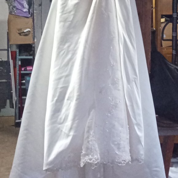 Wedding Gown David's Bridal "Michaelangelo" Size12 - Picture 5 of 8